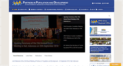 Desktop Screenshot of partners-popdev.org